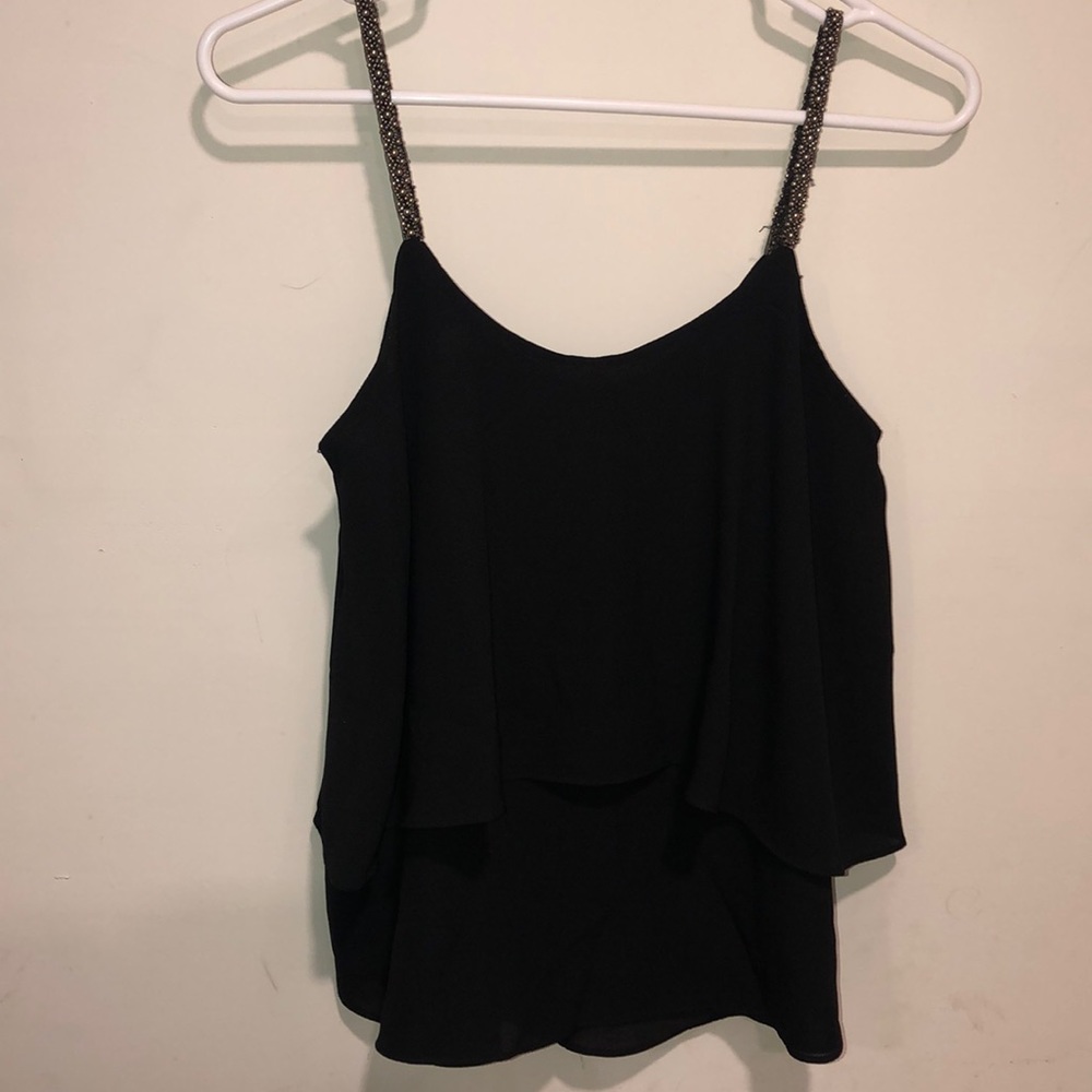 Black flowy top - Picture 4 of 7